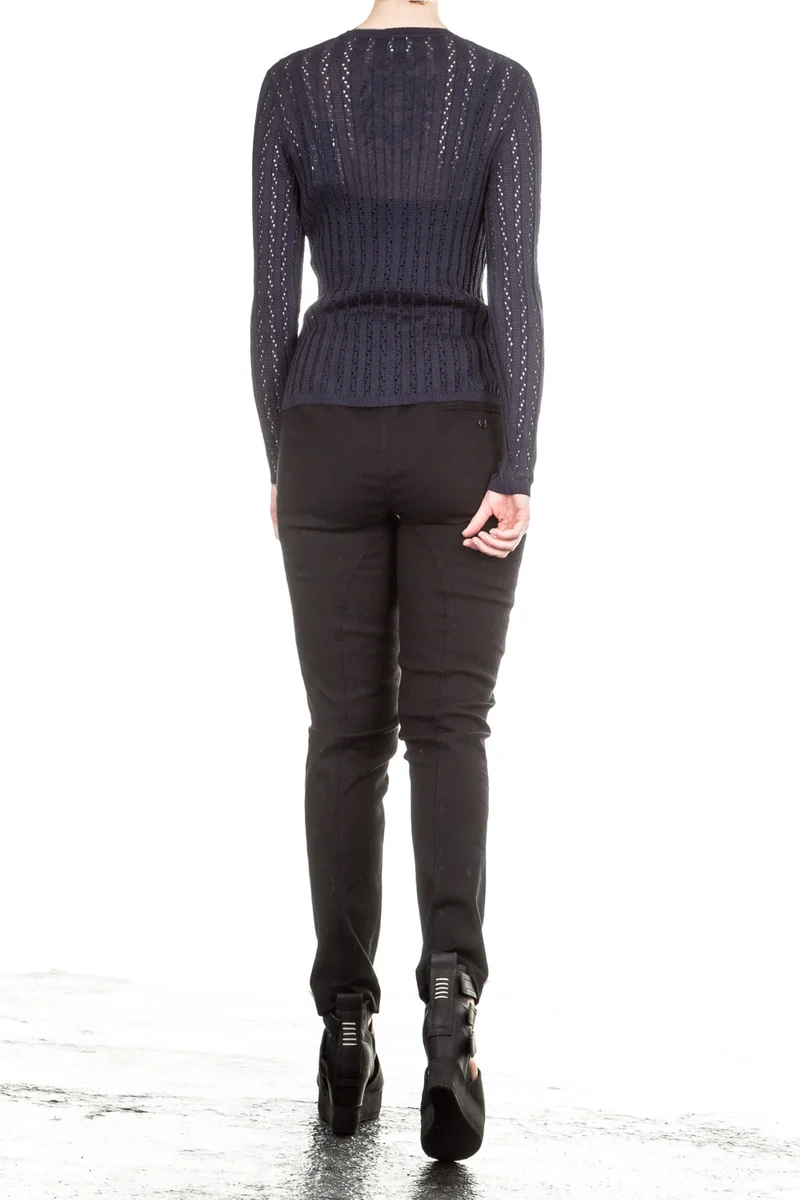 M Missoni Damen Strick Jacke navy