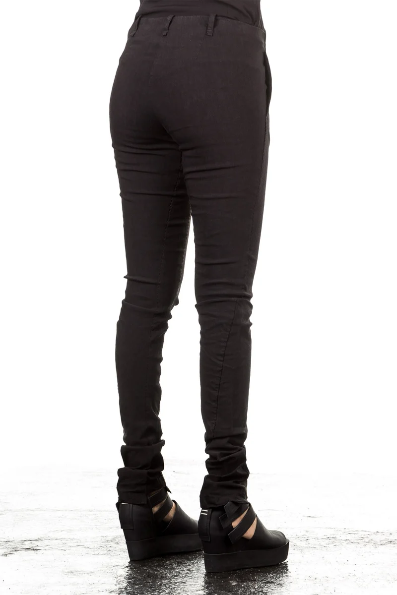 Masnada Damen Leinenhose schwarz