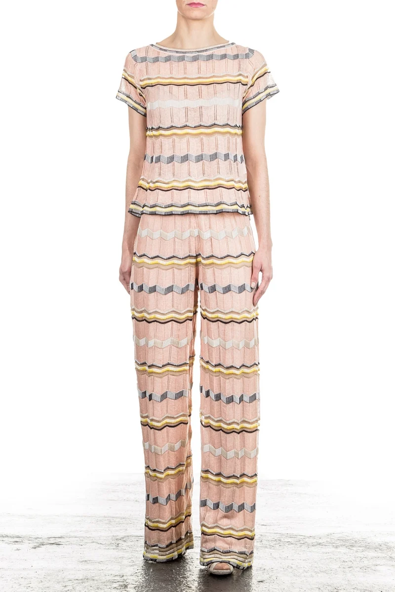 M Missoni Damen Strick Shirt multicolour