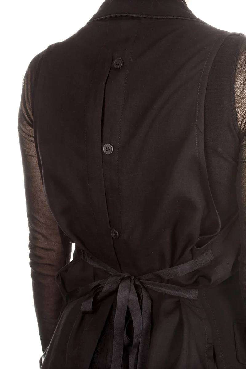 Ann Demeulemeester Damen Weste schwarz