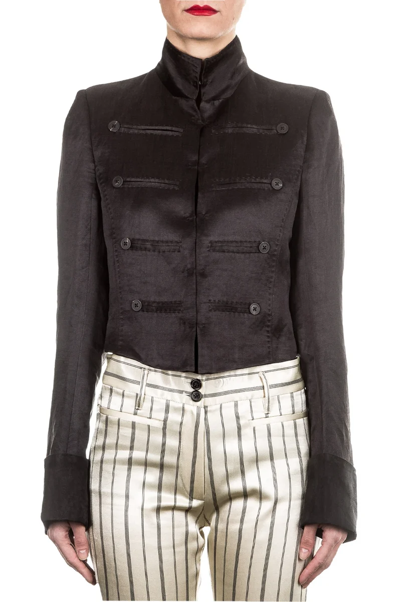 Ann Demeulemeester Damen Jacke schwarz