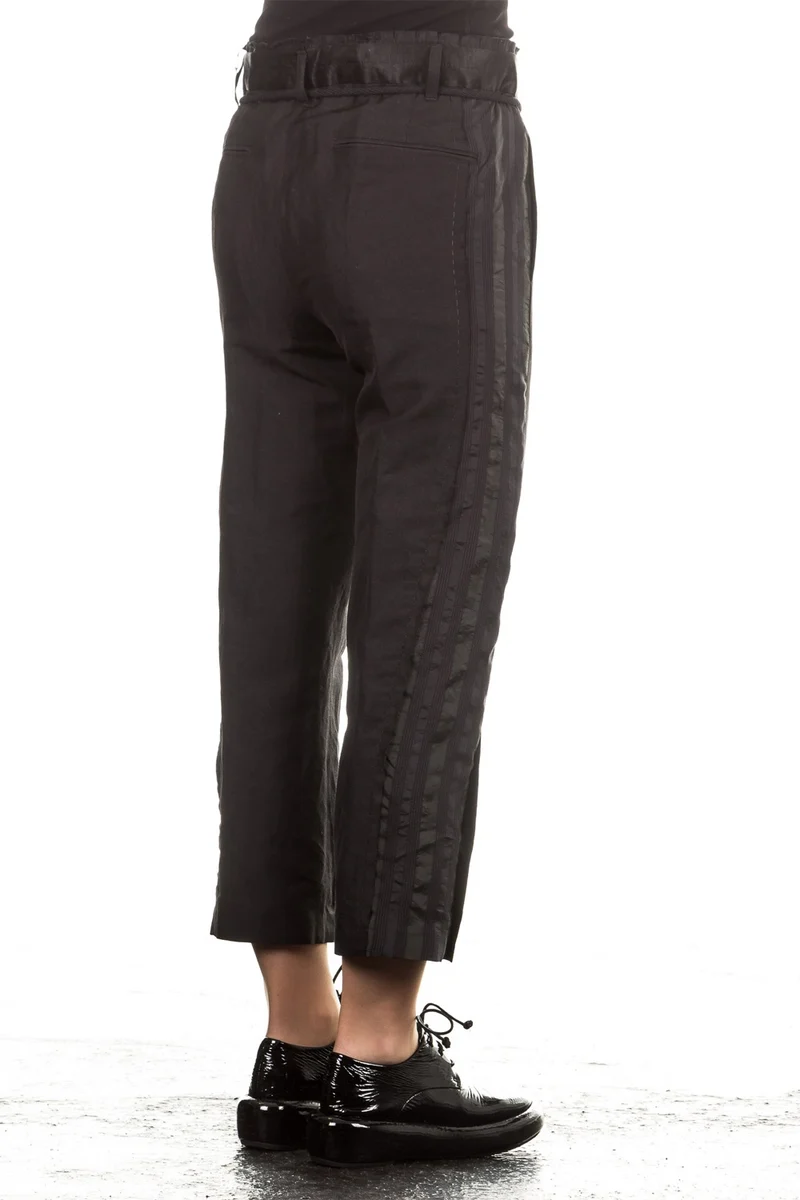 Ann Demeulemeester Damen Hose 7/8 Avantgarde schwarz