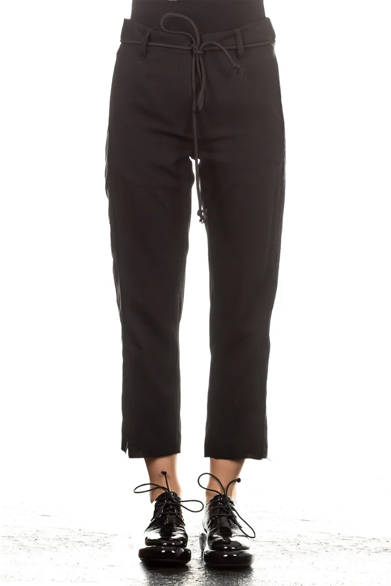 Ann Demeulemeester Damen Hose Avantgarde schwarz