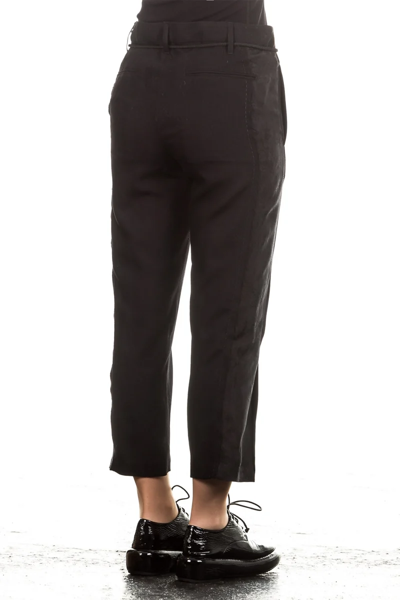 Ann Demeulemeester Damen Hose Avantgarde schwarz