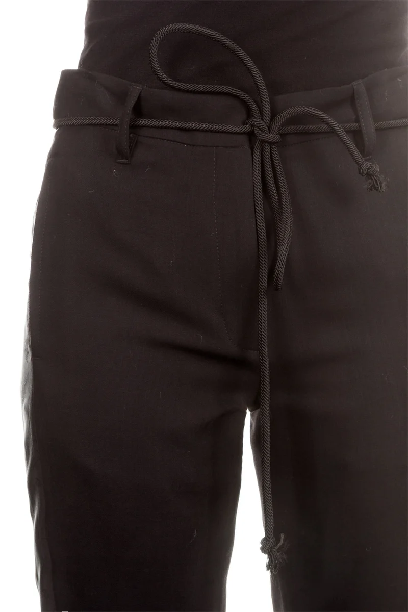 Ann Demeulemeester Damen Hose Avantgarde schwarz
