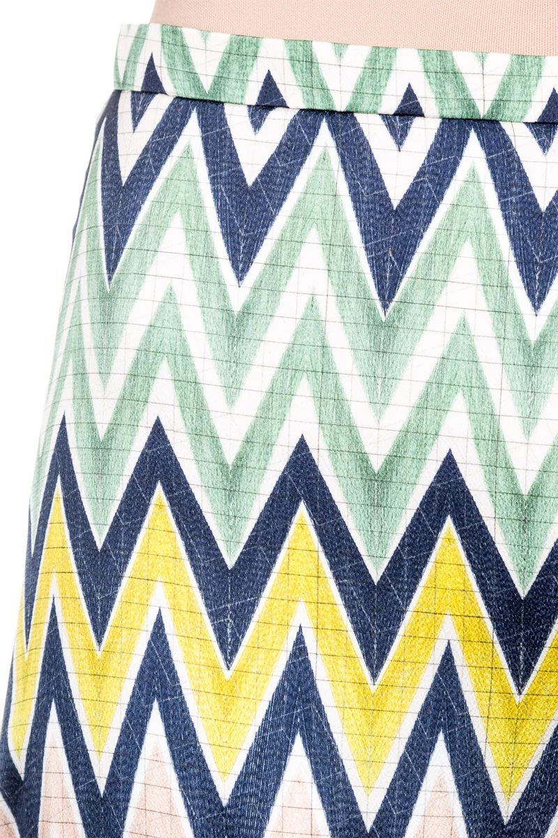 M Missoni Damen Hose Zick Zack Print multicolour