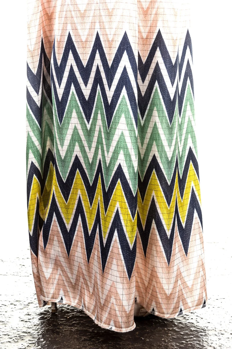M Missoni Damen Hose Zick Zack Print multicolour