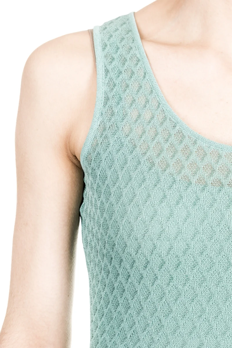 M Missoni Damen Strick Kleid mint