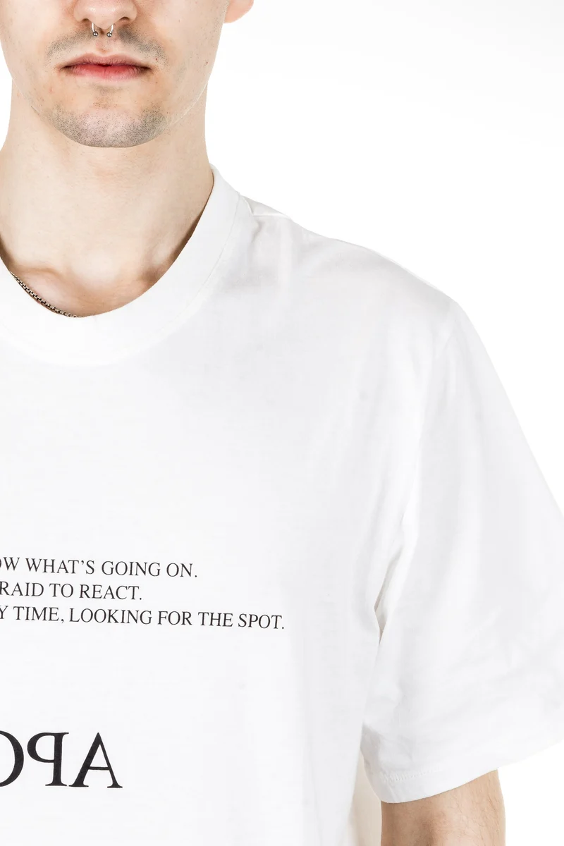 Julius Herren Oversized T-Shirt APCLPS weiß