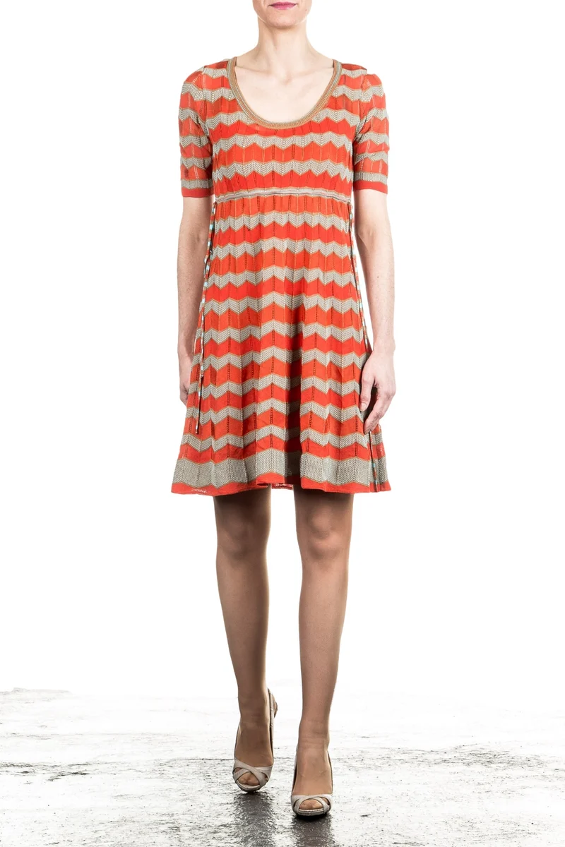M Missoni Damen Strick Kleid multicolour