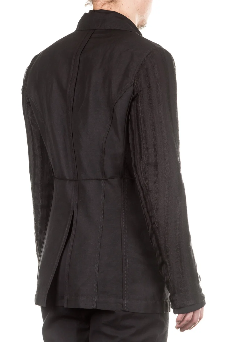 Ann Demeulemeester Herren Blazer schwarz
