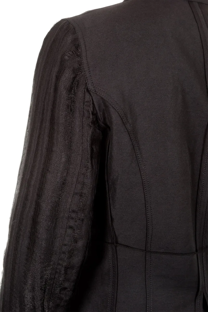 Ann Demeulemeester Herren Blazer schwarz