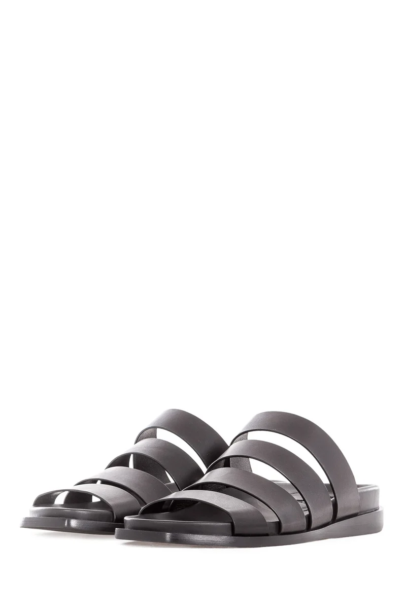 Ann Demeulemeester Herren Leder Sandale VACCHETTA schwarz