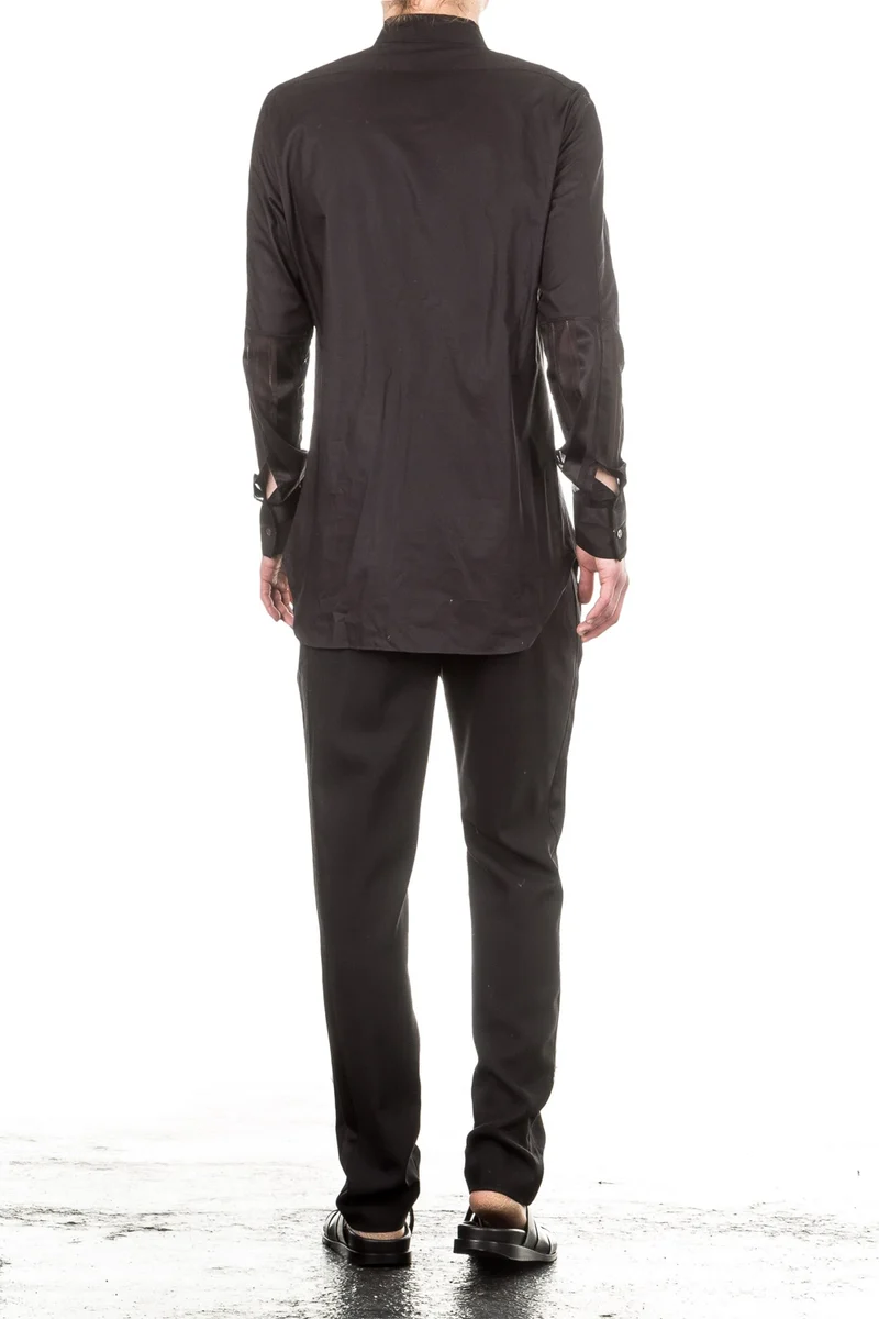 Ann Demeulemeester Herren Hemd schwarz