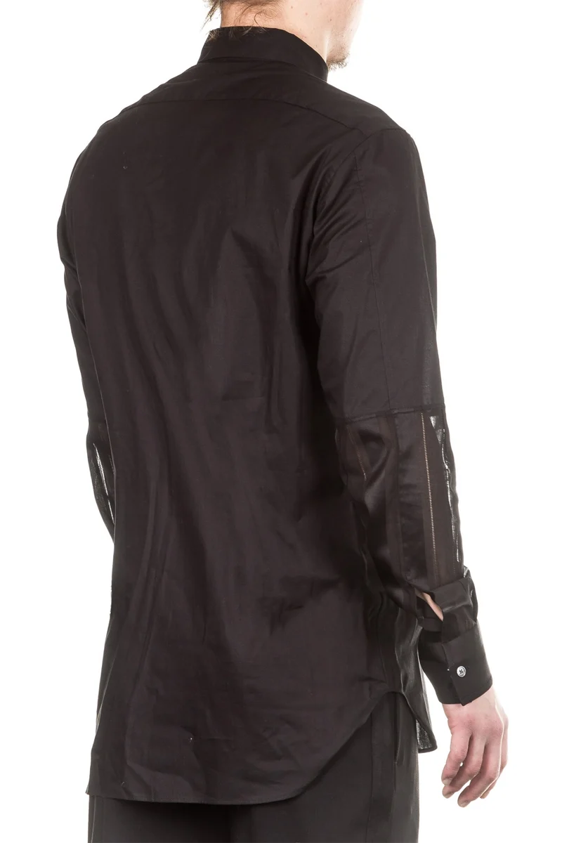 Ann Demeulemeester Herren Hemd schwarz
