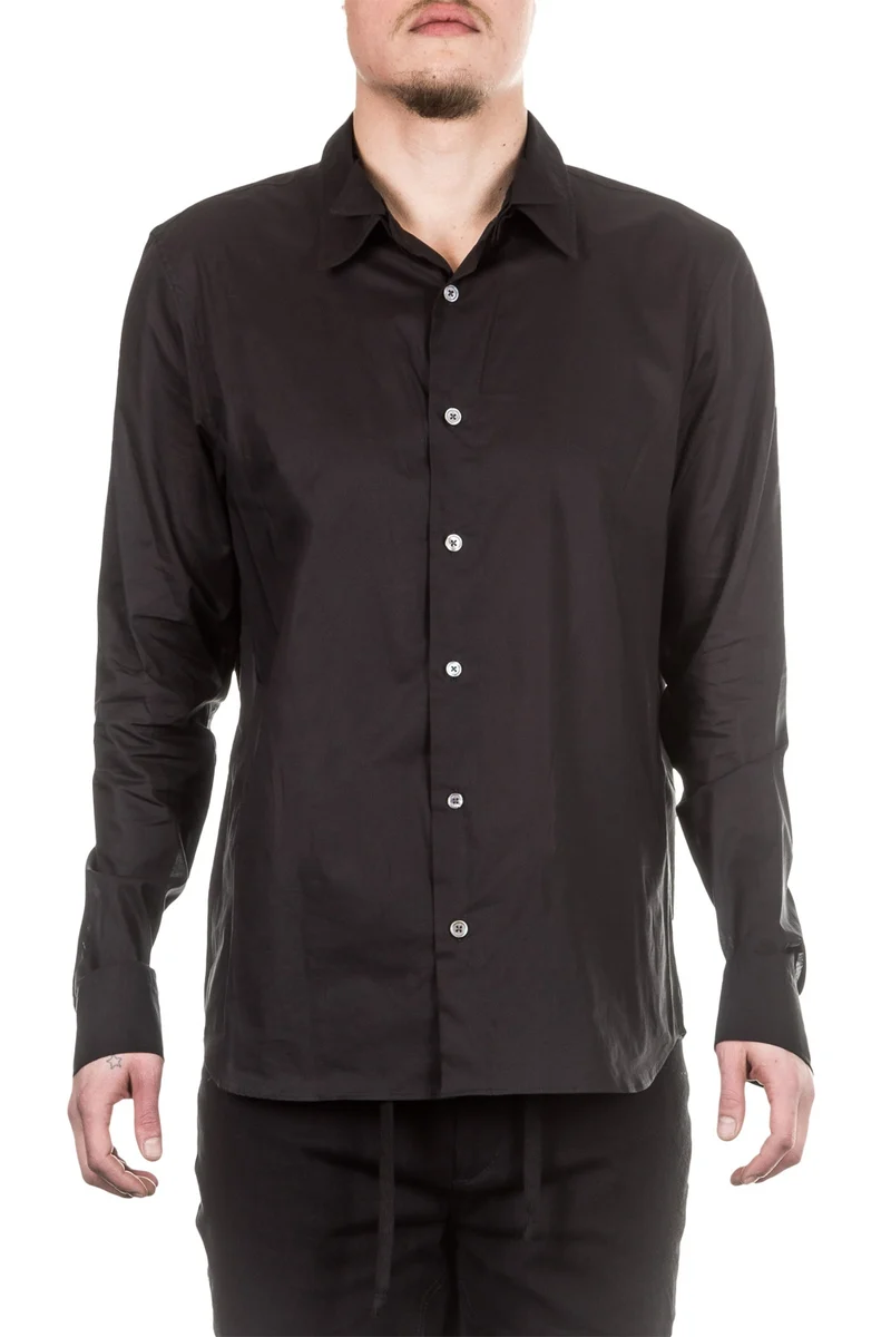Ann Demeulemeester Herren Hemd schwarz