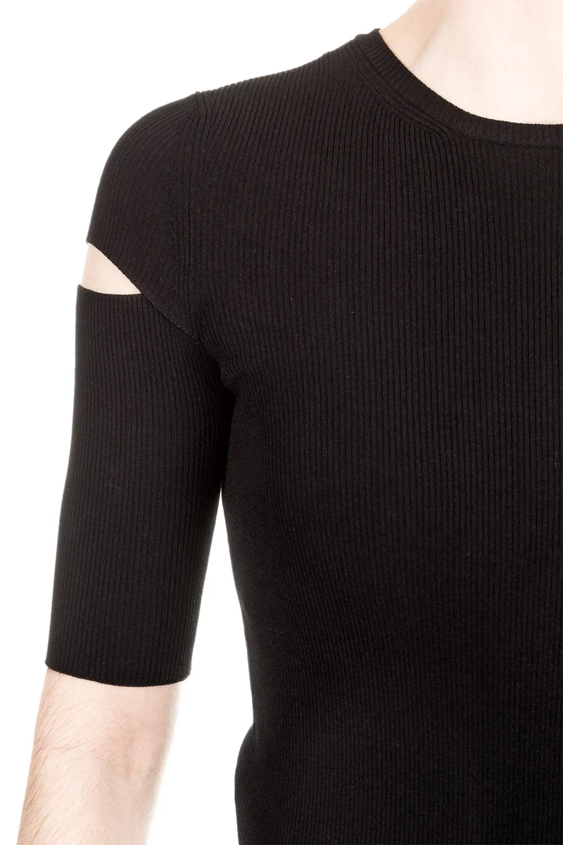 Helmut Lang Damen Strickkleid schwarz
