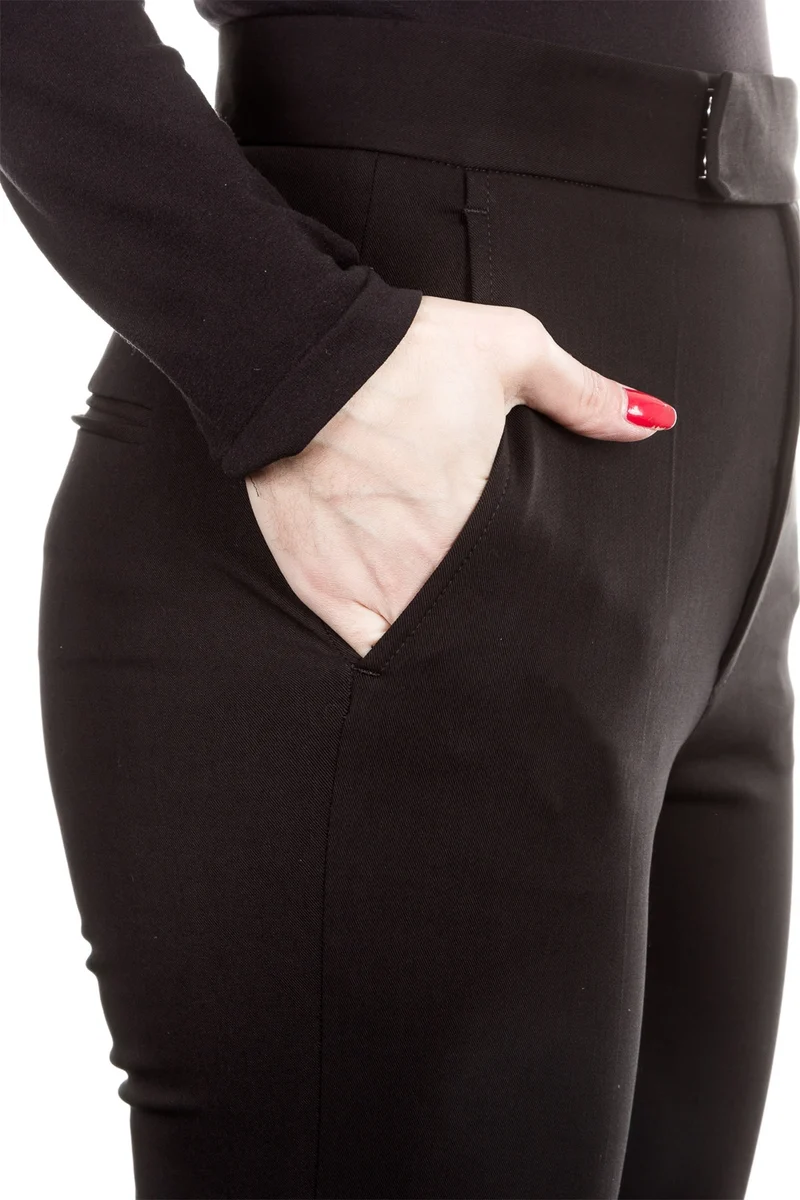 Helmut Lang Damen Stretchhose schwarz