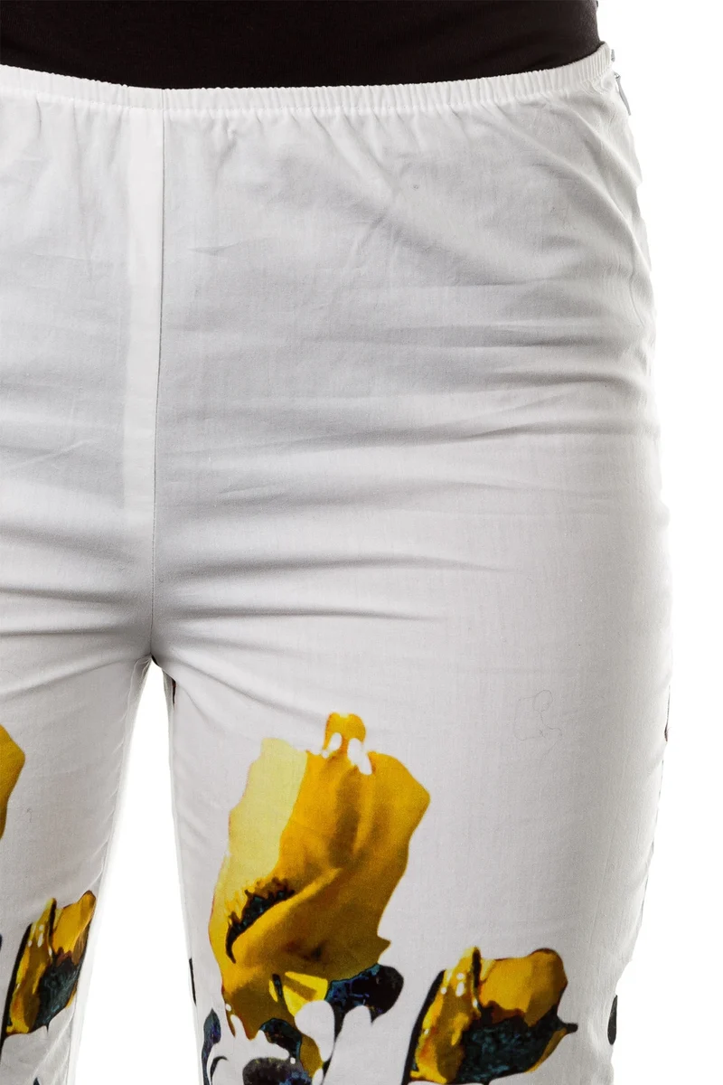 Katharina Hovman Hose weiß gelb