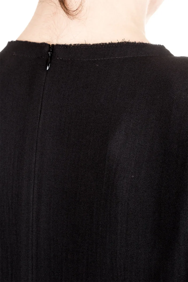 Ann Demeulemeester Damen Minikleid Avantgarde schwarz