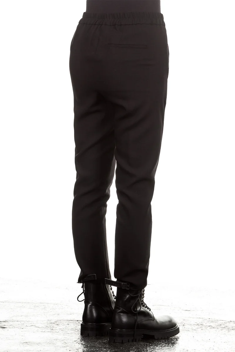 Ann Demeulemeester Damen 7/8 Wollhose Avantgarde schwarz
