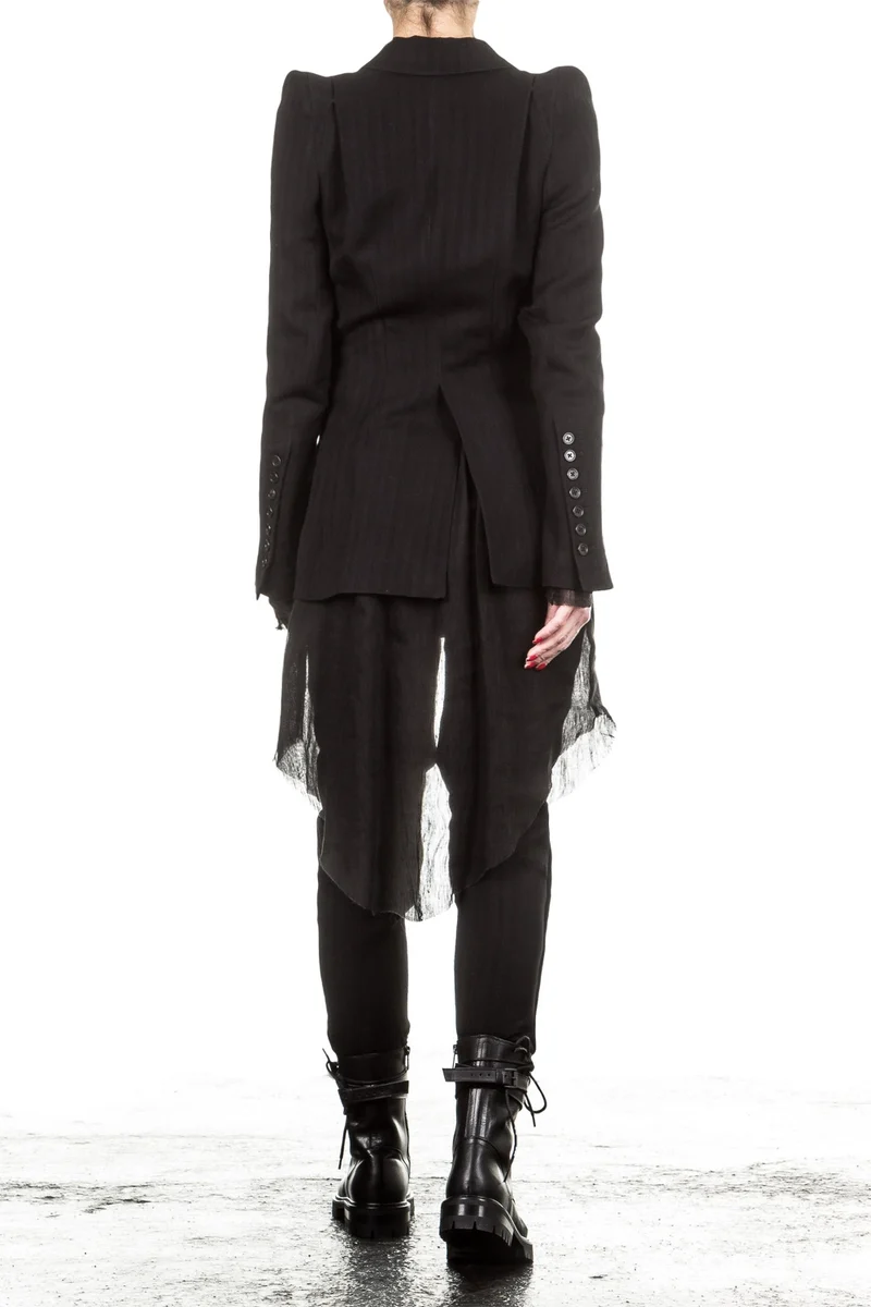 Ann Demeulemeester Damen 7/8 Hose Avantgarde schwarz