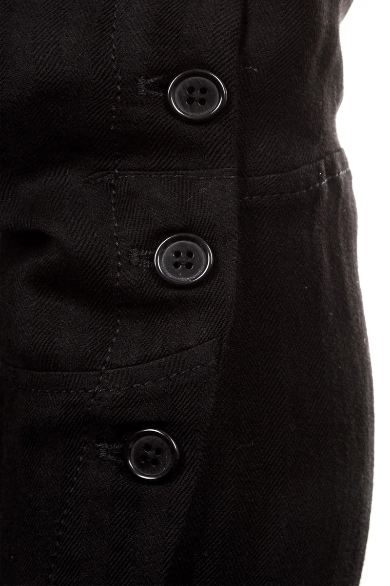 Ann Demeulemeester Damen 7/8 Hose Avantgarde schwarz