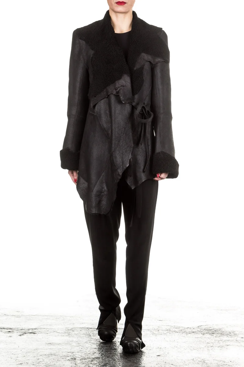 Ann Demeulemeester Damen Hose Avantgarde schwarz