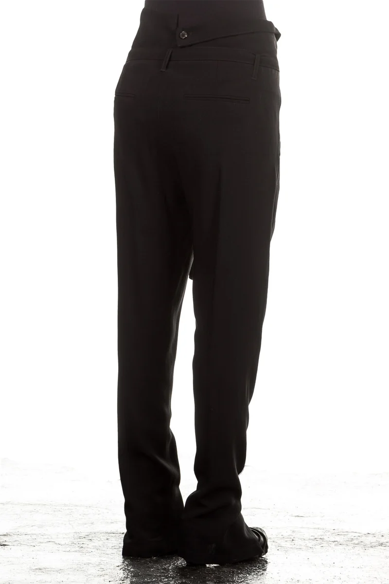 Ann Demeulemeester Damen Hose Avantgarde schwarz
