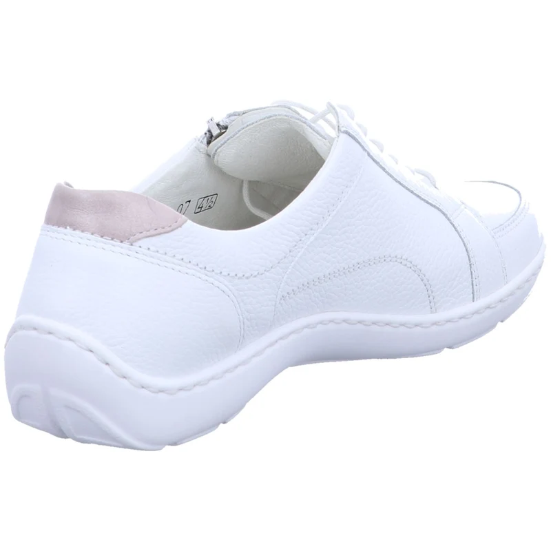 Waldläufer Schnürschuh Henni weiß-kombi.