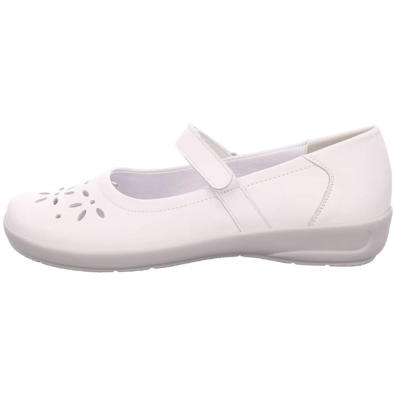 Semler Slipper Flora weiß