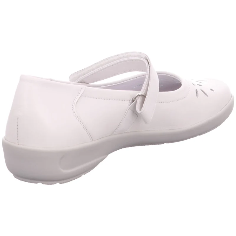 Semler Slipper Flora weiß