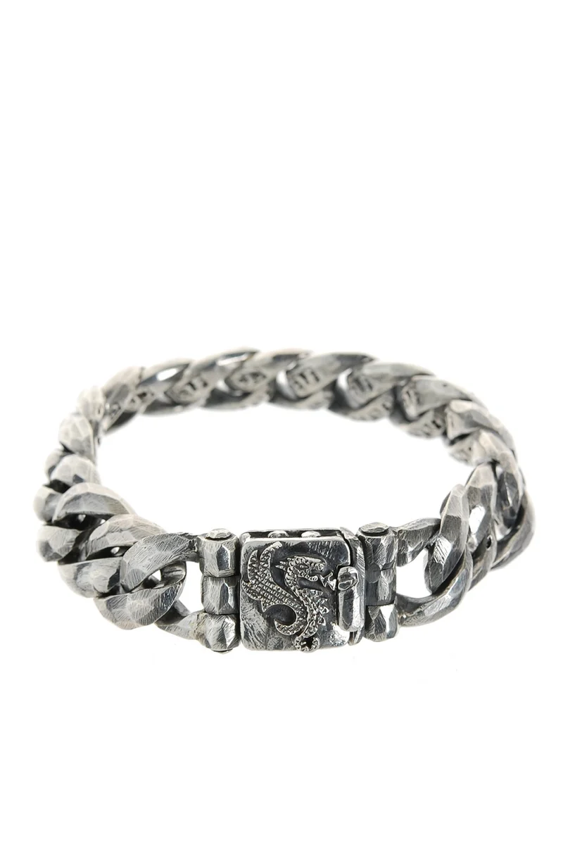 Elf Craft Armband Dragon Fire Facetted silber