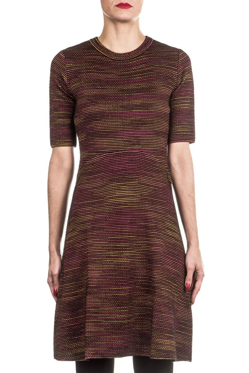 M Missoni Damen Strick Kleid multicolor