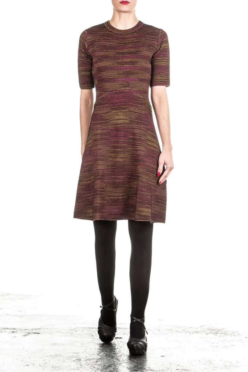 M Missoni Damen Strick Kleid multicolor