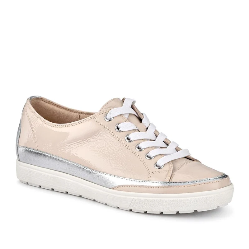 Addie Leather Trainers - ADDIE / 327 616 - Nude Patent