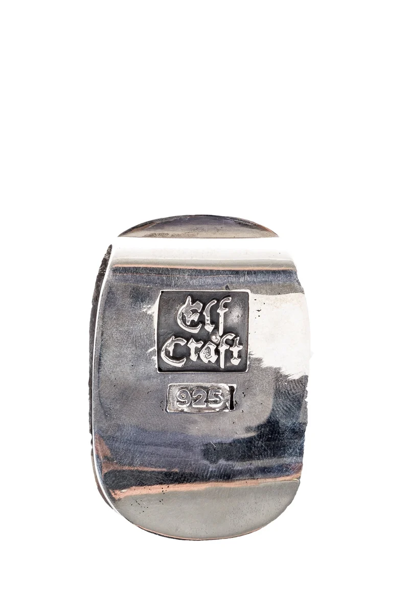 Elf Craft Geldklammer mit Lilie silber