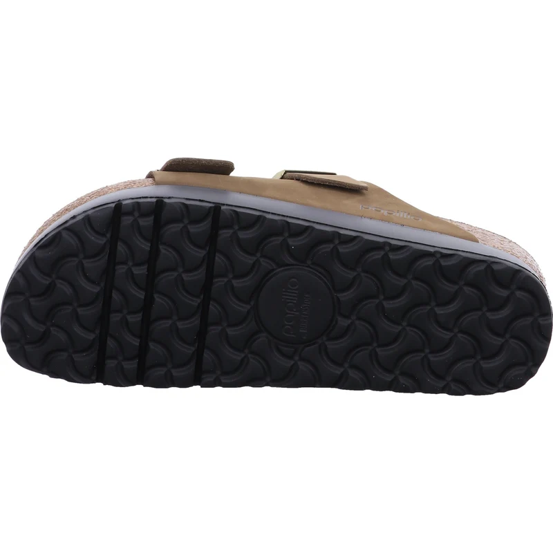 Birkenstock Pantolette Arizona Flex Platform LENB Dar grün