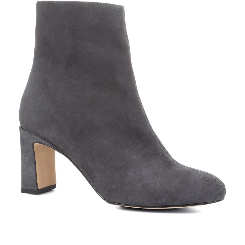 Letty Heeled Ankle Boots - LETTY / 322 354 - Grey