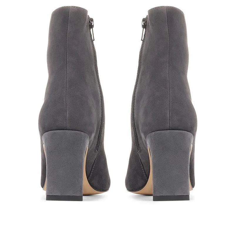 Letty Heeled Ankle Boots - LETTY / 322 354 - Grey