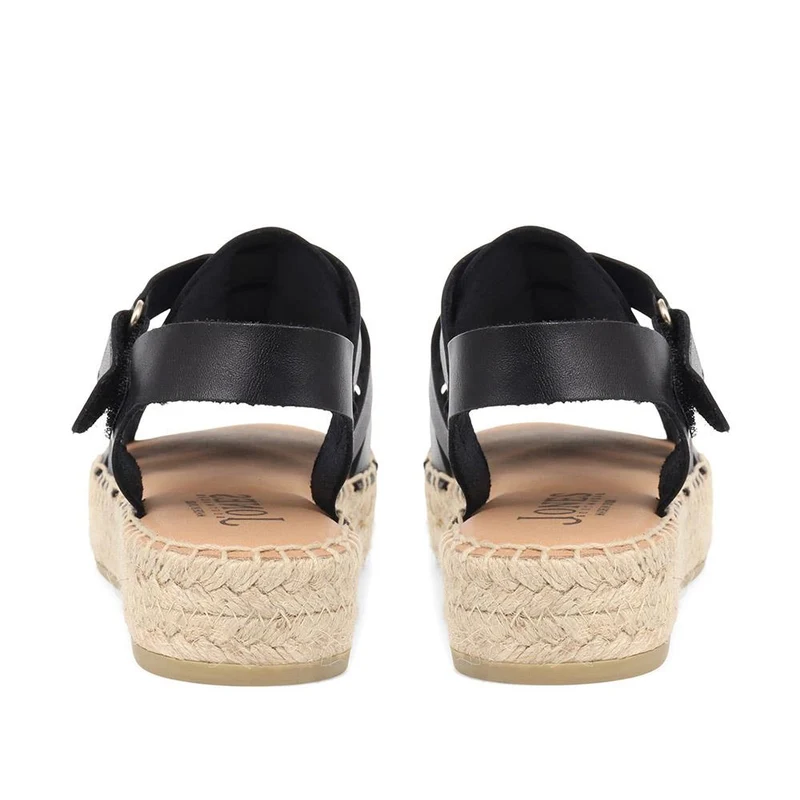 Belisa Gladiator Flatform Sandals - BELISA / 323 671 - Black