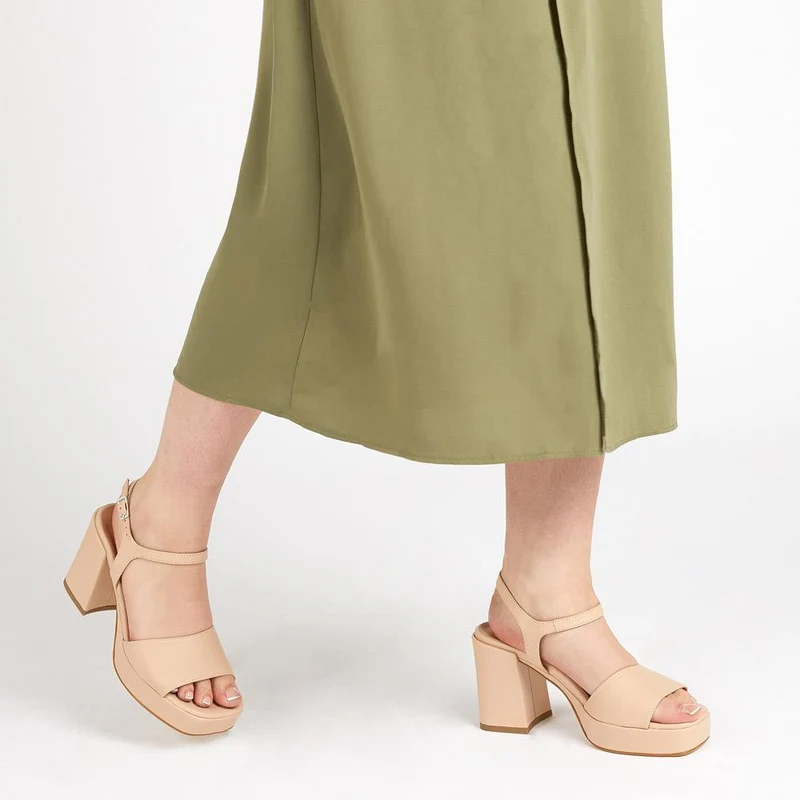Giuseppa Platform Heels - GIUSEPPA / 323 016 - Nude