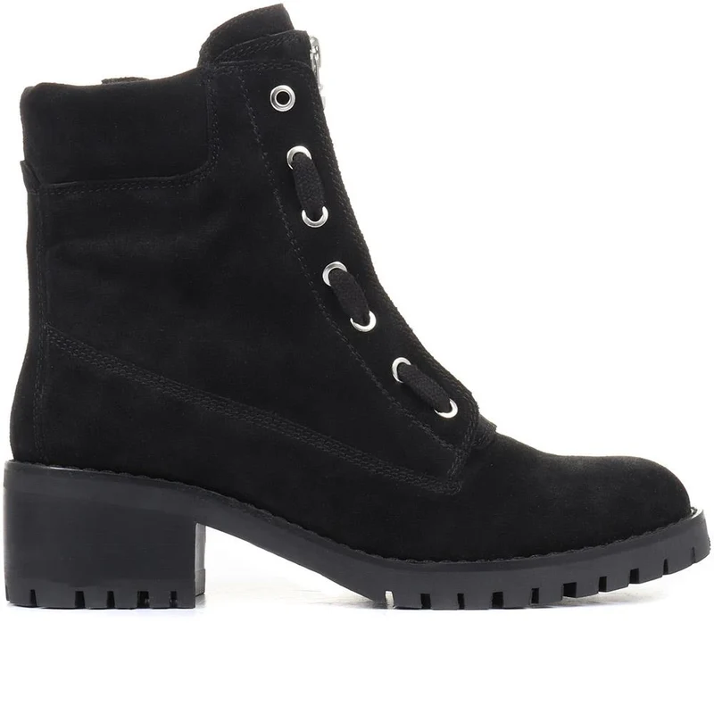 Laili Zip Front Ankle Boots - LAILI / 320 431