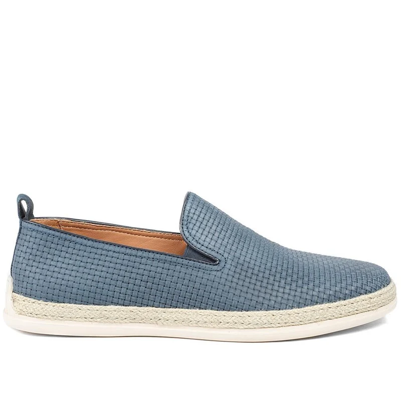 Quince Leather Espadrille Slip On Shoes - QUINCE / 328 788