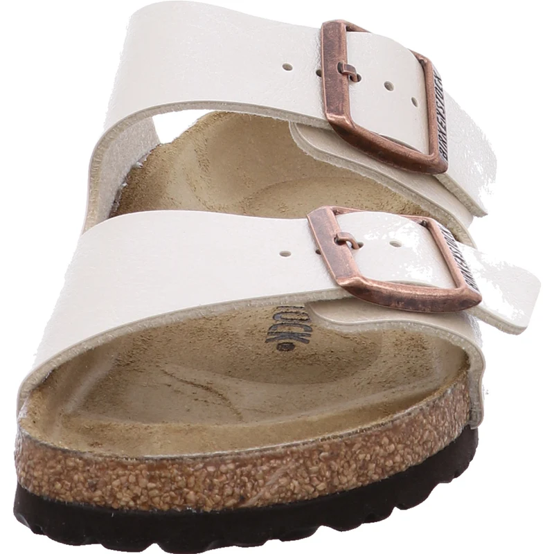 Birkenstock Pantolette Arizona offwhite