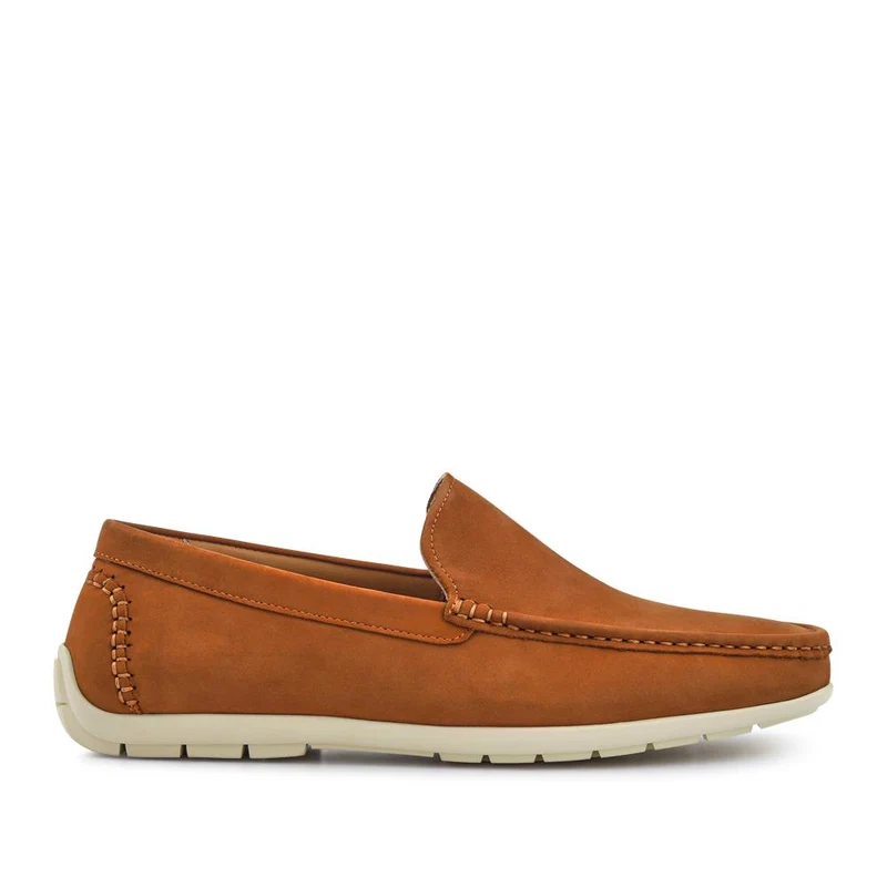 Rohan Wide Fit Leather Sheepskin-Lined Moccasins - ROHAN / 327 071 - Tan
