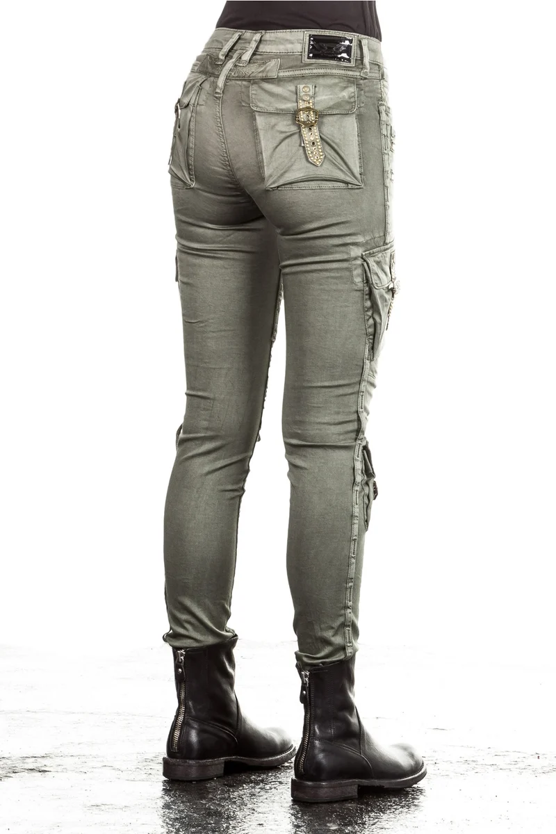 Robin`s Jean Damen Cargo Hose RAPTOR khaki
