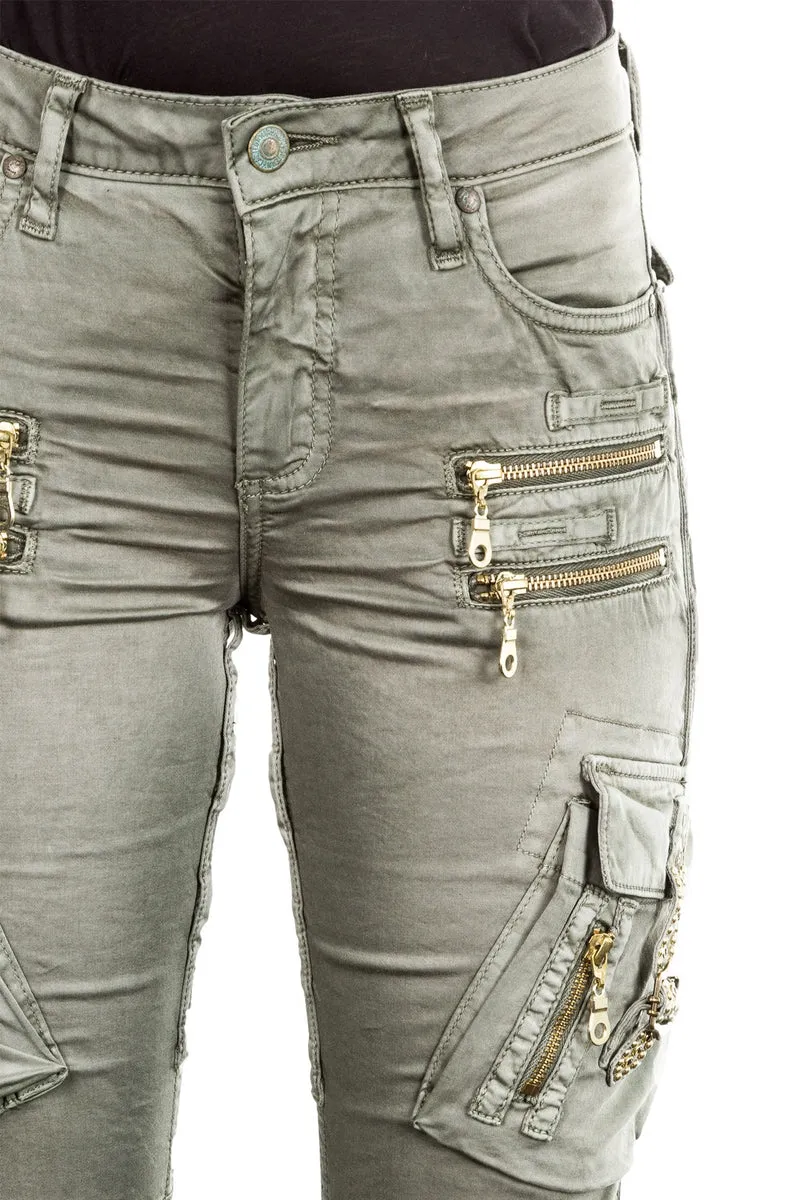 Robin`s Jean Damen Cargo Hose RAPTOR khaki