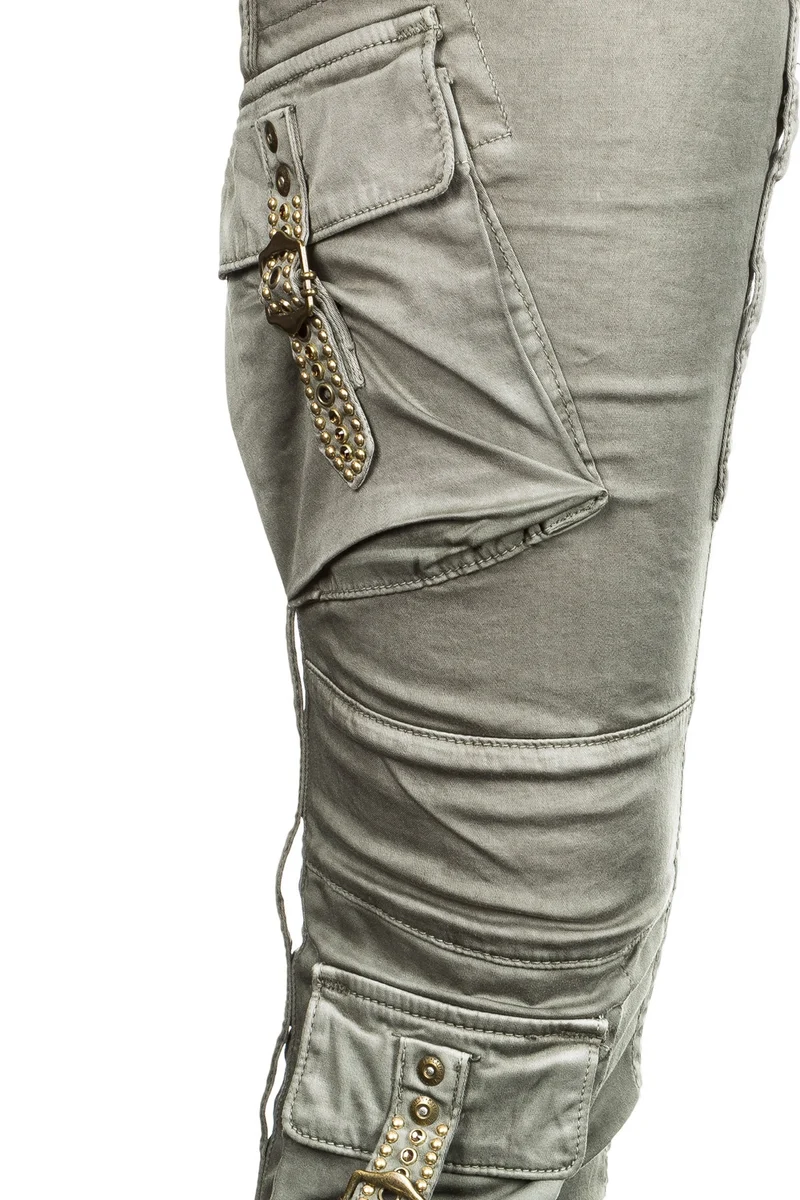 Robin`s Jean Damen Cargo Hose RAPTOR khaki