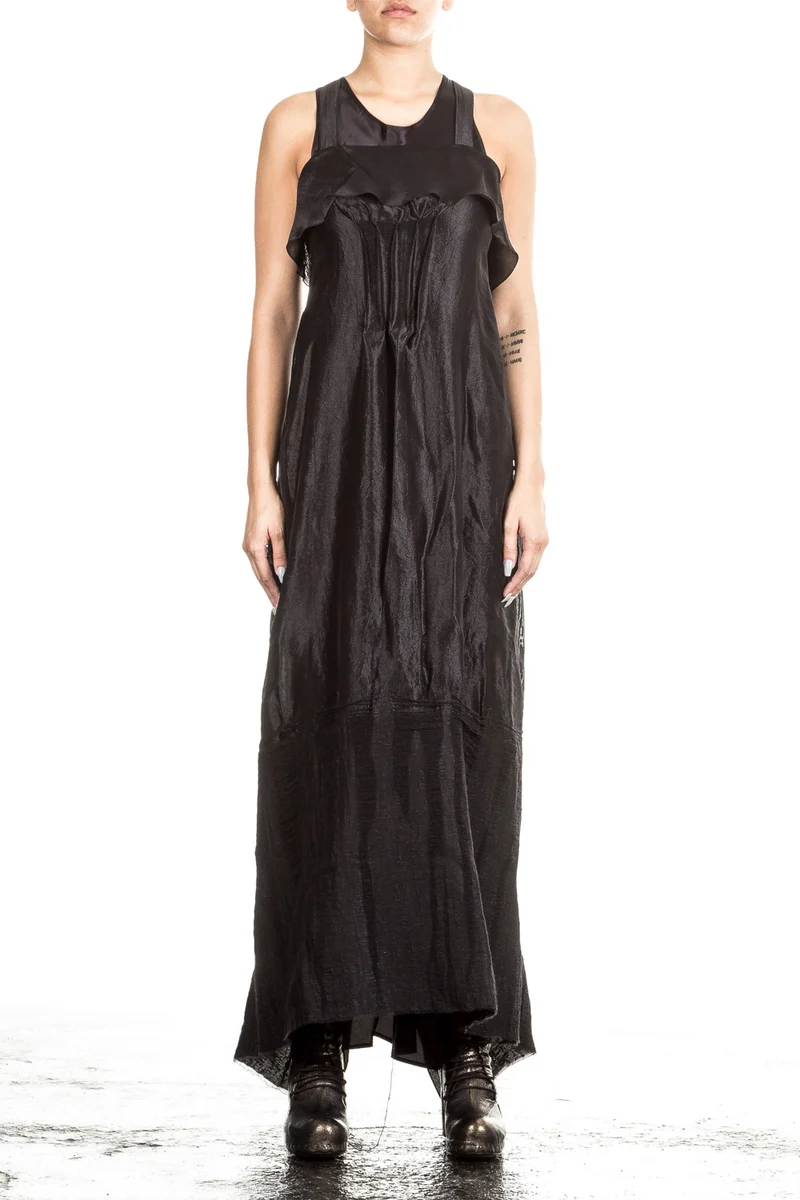 Masnada Damen Abendkleid schwarz